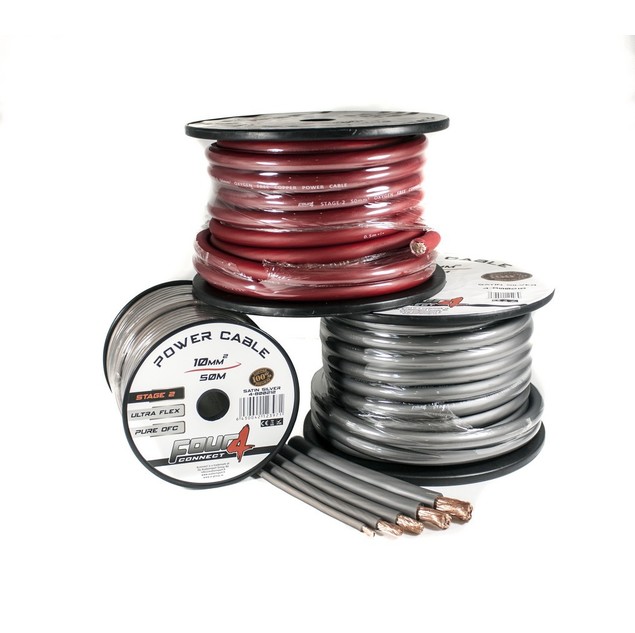 FOUR Connect 4-800219 STAGE2 70mm2 OFC power cable red - spool 18m - Image 4